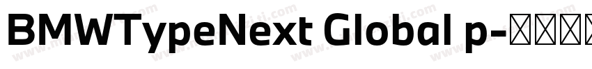 BMWTypeNext Global p字体转换